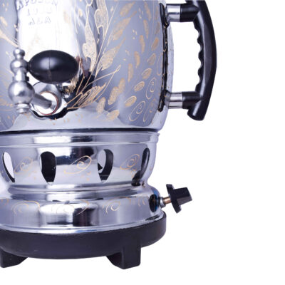 Gas Samovar Tea Maker with Teapot Model Apolon 6-Liter