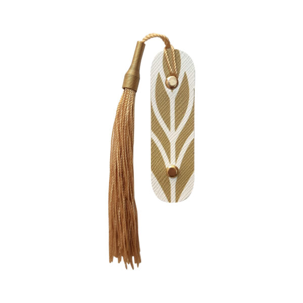 Golden Leather Bookmark Model Barg
