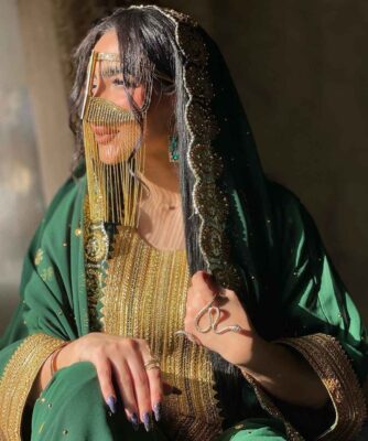 Handcrafted Battoulah Mask – Gulf Burqa Nahid Model