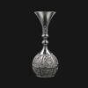 Decorative Persian Filigree Silver Coated Bottle Vase Kiana