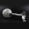 Decorative Persian Filigree Silver Coated Bottle Vase Kiana