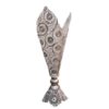 Decorative Persian Filigree Silver Coated Vase Trumpet Farnaz
