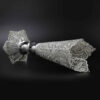 Decorative Persian Filigree Silver Coated Vase Trumpet Nazanin