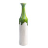 Pottery Single Stem Vase – Handmade & Aesthetic Gift with Drip Glaze Design