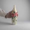 Handcrafted Decorative Persian Pottery Vase Hand-Painted with Floral Design