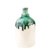 Pottery Bud Vase - Handcrafted Suitable for Gift or Decor with Drip Glaze Design