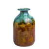 Elegant Handcrafted Bud Pottery Vase with Drip Glaze Design for Home Decor