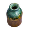 Handcrafted Decorative Pottery Vase with Drip Glaze Design Shiva