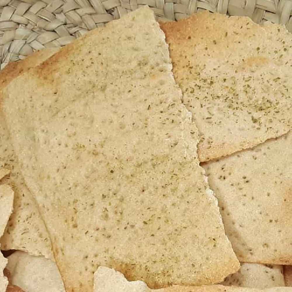 Persian Dried Bread - Hand-Baked Wheat Bran Persian Dried Bread