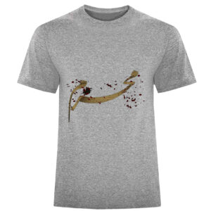 Islamic T-Shirt For Muslim Gray Muharram Calligraphy