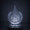 Islamic 3D LED Night Light Throne Verse
