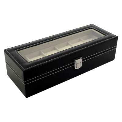 Luxury Leather Watch Box – 5 Slots