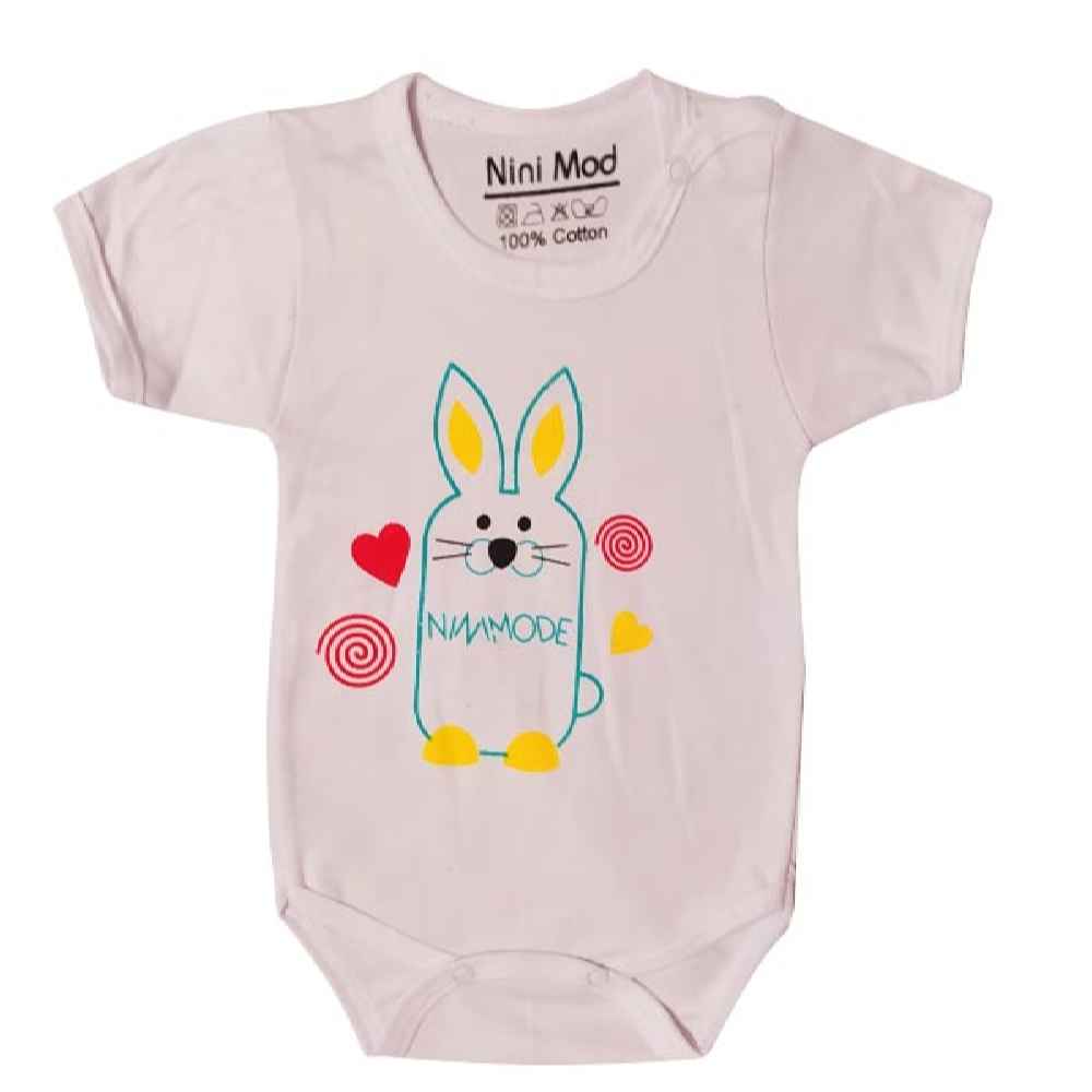 Long Sleeve Shirt Set Rabbit Pattern Model Girl (3 Pcs)