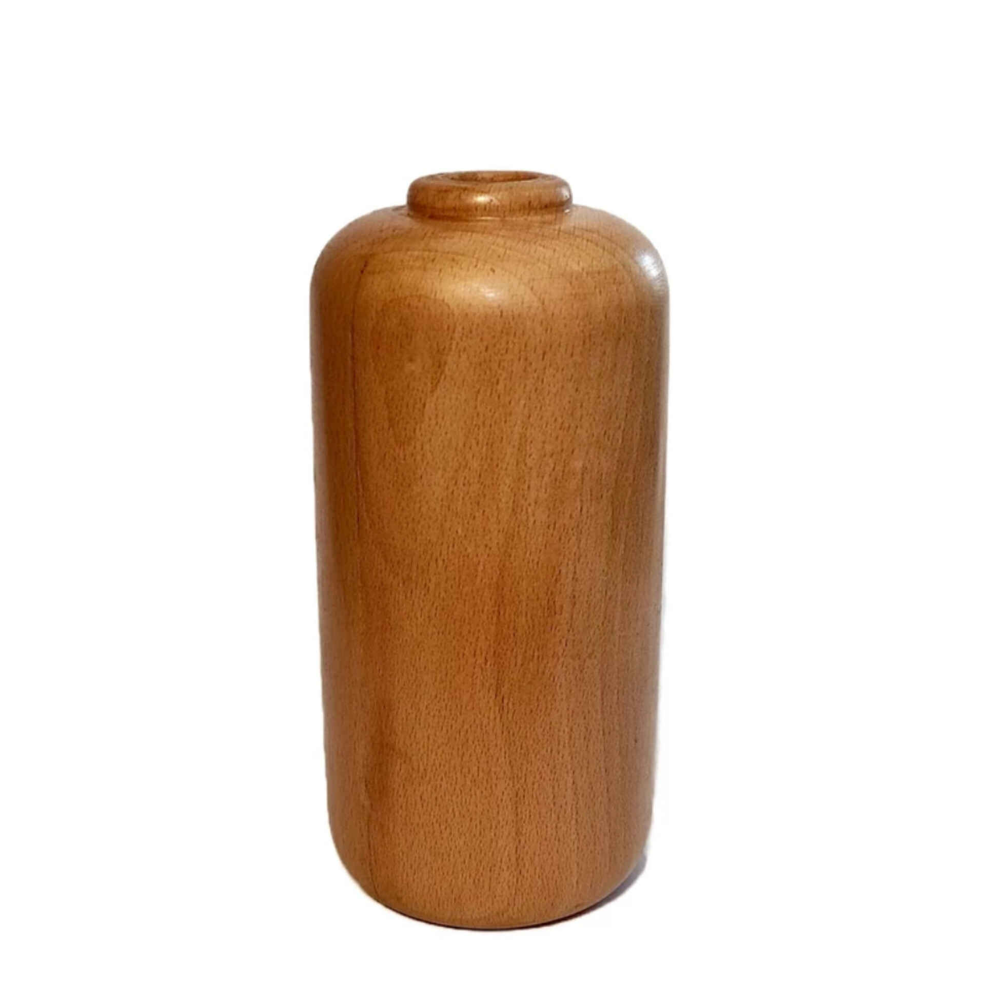 Handcrafted Decorative Wooden Vases Made from Natural Solid Wood Minimalist Asal