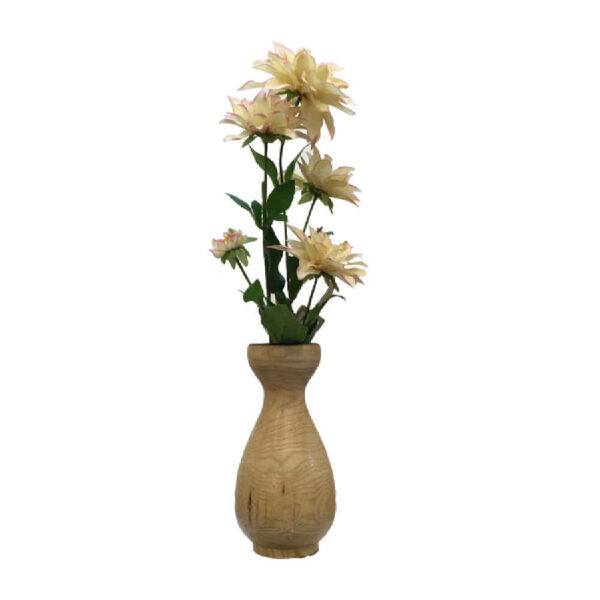 Handcrafted Decorative Wooden Vases Made from Natural Solid Wood Minimalist Hamoun