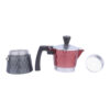 Moka Pot Stovetop Espresso Maker - Classic Italian Coffee Brewer 2 Cup Capacity Caffettiera