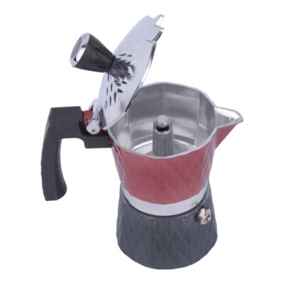 Moka Pot Stovetop Espresso Maker – Classic Italian Coffee Brewer 2 Cup Capacity Caffettiera