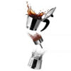 Moka Pot Stovetop Espresso Maker - Classic Italian Coffee Brewer 3 Cup Capacity Morsana