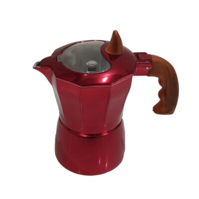 Moka Pot Stovetop Espresso Maker – Classic Italian Coffee Brewer 3 Cup Capacity R.H
