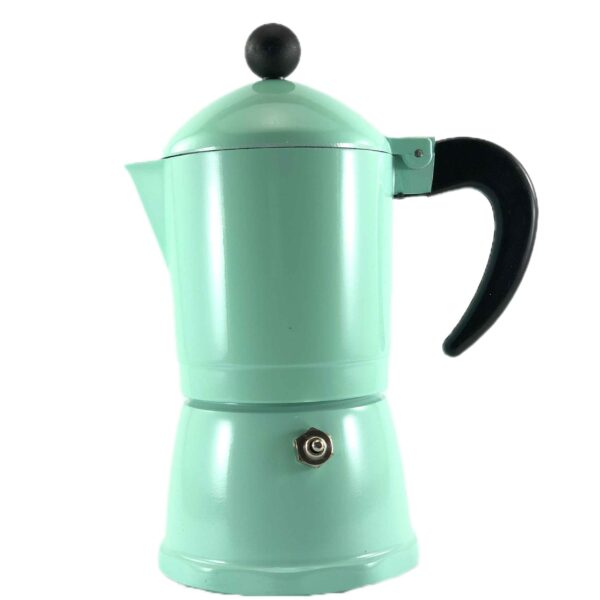 Moka Pot Stovetop Espresso Maker - Classic Italian Coffee Brewer 3 Cup Capacity Steel