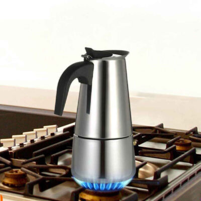 Moka Pot Stovetop Espresso Maker – Classic Italian Coffee Brewer er 4 Cup Capacity Unico Life