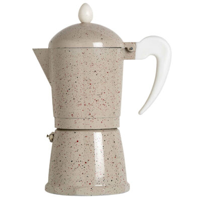Moka Pot Stovetop Espresso Maker – Classic Italian Coffee Brewer 6 Cup Capacity Moka Cezve