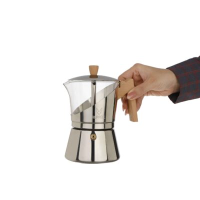 Moka Pot Stovetop Espresso Maker – Classic Italian Coffee Brewer 6 Cup Capacity Rupple