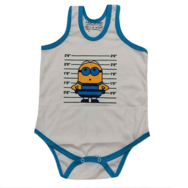 Newborn Sleeveless Onesie with Minions Design