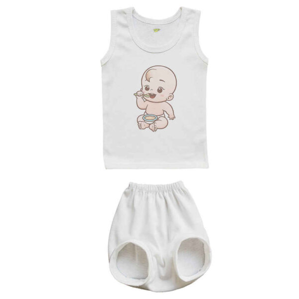 Newborn Vest Top & Shorts Set Model Baby Boy