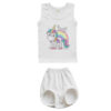 Newborn Vest Top & Shorts Set Model Magic Unicorn