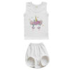 Newborn Vest Top & Shorts Set Model Unicorn