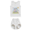 Newborn Vest Top & Shorts Set Model Unicorns in Love