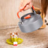 Lightweight 1.6-Liter Outdoor Camping Kettle – Versatile for Campfires