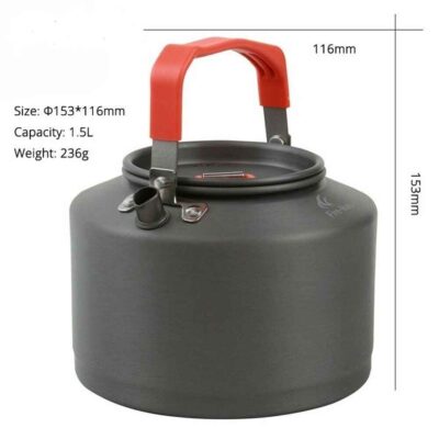 Lightweight 1.5-Liter Outdoor Camping Kettle Model Fire-Maple – Perfect for Campfires