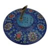 Floral Harmony – Persian Copper Desk Holder with Enameled Minakari Finish