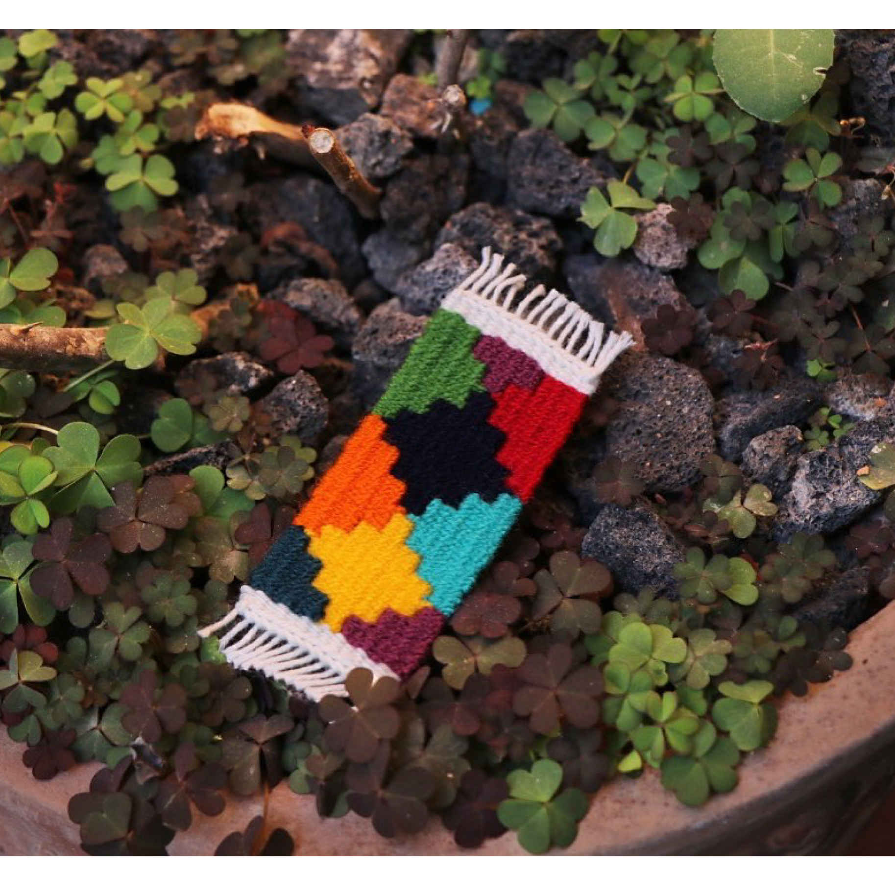 Persian Kilim Inspired Bookmark Model Iman