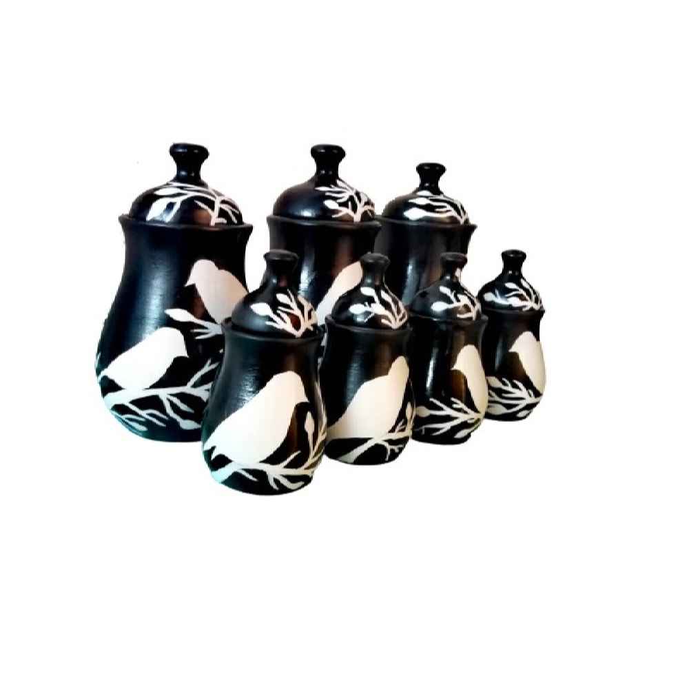 Porcelain Storage Jar – Stylish Storage for Coffee, Tea, & More, Bird (7x)