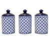 Porcelain Canister Jar for Kitchen Model Dames Set of 3