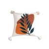 Punch Needle Cushion Cover - Embroidered Abstract Design
