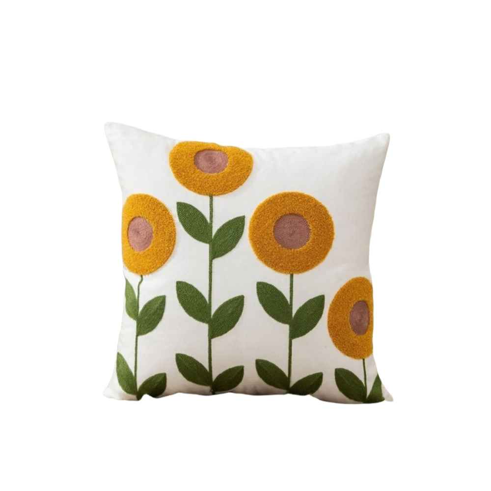 Punch Needle Cushion Cover - Embroidered Paniz Design