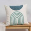 Punch Needle Cushion Cover - Embroidered Abstract Pattern Nila