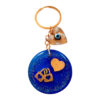 Resin Keychain - Evil Eye & Heart Design