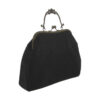 Ribbon Embroidery Clutch Handbag - Velvet with Sara Design