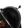 Ribbon Embroidery Clutch Handbag - Velvet with Tahoora Design