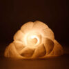 Persian Flower Salt Lamp - Handcrafted Royal Design