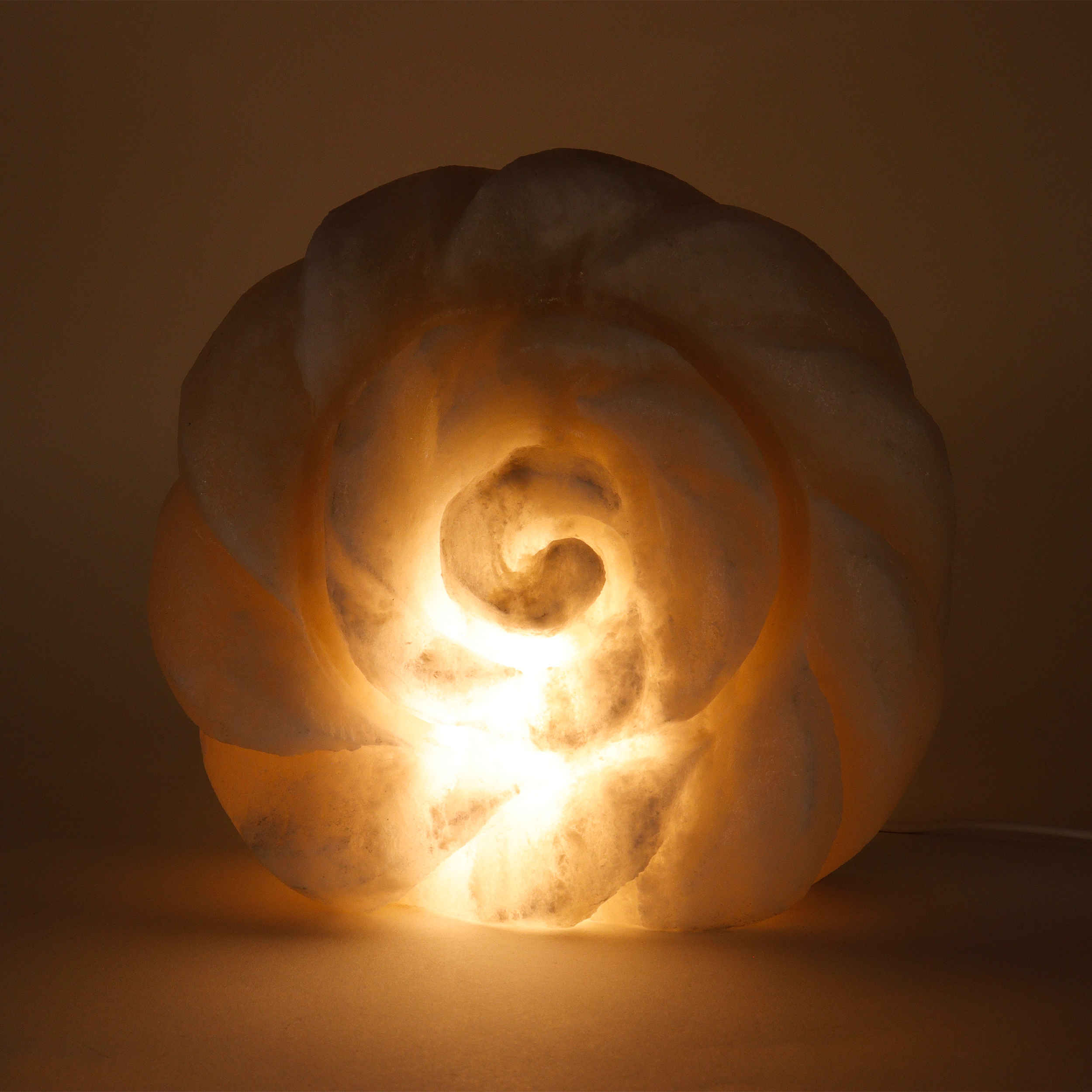 Persian Flower Salt Lamp – Handcrafted Viana Design