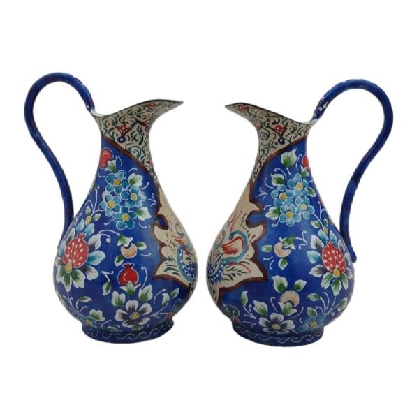 Decorative Pitcher Handcrafted With Persian Minakari Enamel Hana (2x)