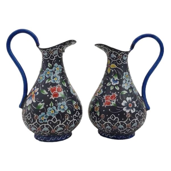 Decorative Pitcher Handcrafted With Persian Minakari Enamel Javaneh (2x)