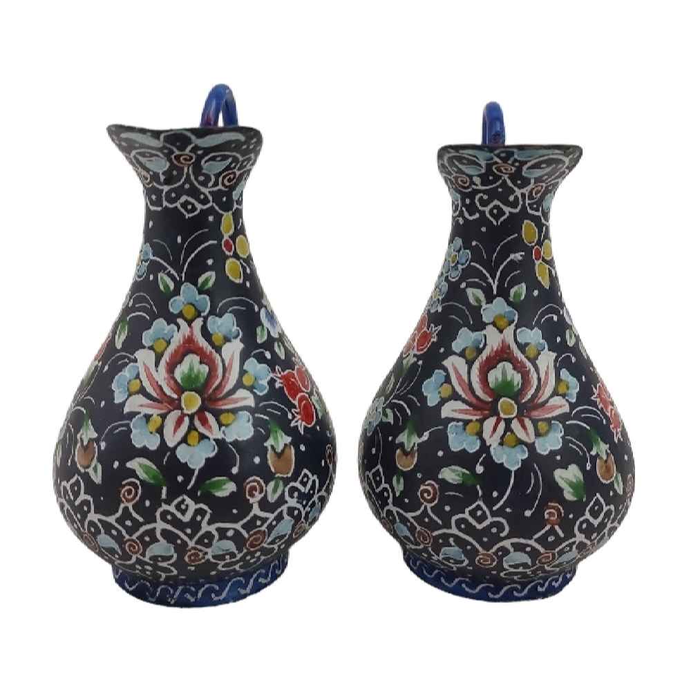 Decorative Pitcher Handcrafted With Persian Minakari Enamel Javaneh (2x)