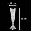 Set of 3 Decorative Persian Filigree Silver Coated Vases & Bowl